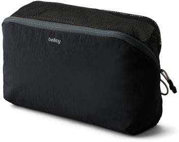 Bellroy Packing Cube 6L, Travel Organizer Pouch - Black | 6L organizer packing cube with an internal zip pocket and a durable, lightweight design