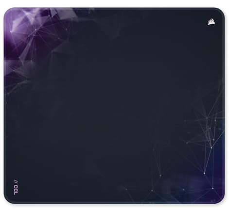 Corsair MM300 Sci-Fi Dark Alfombrilla para Ratón Grande – Azul Marino | 45cm x 40cm, Antidesgaste, Base de Goma Antideslizante, Bordes Reforzados con Costuras