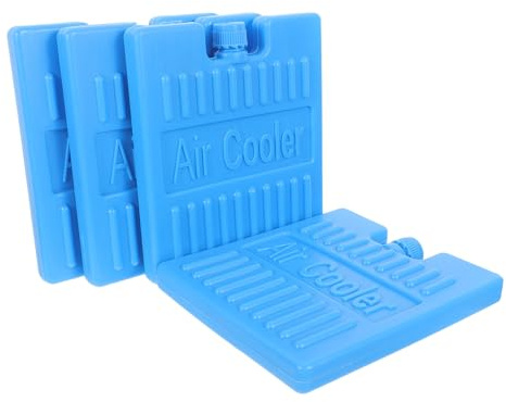 Holibanna 4 Pièces Glace Réutilisable Accessoires Climatisation Efficaces en Plastique Bleu Design Ergonomique pour Ventilateur de Climatisation pour Bureau et Chambre