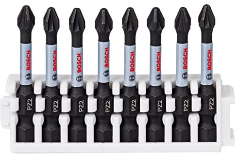 Bosch 8X PRO Pozidriv Impact Bit (170 x 120 mm, Professional Accessory Screwdriver, Screwdriver)
