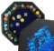 Fantasydice Blue Fire Dragon Dice Tray with Lid – 23CM Octagon with Dice Staging Area, Holds 5 Dice Sets – Perfect for D&D, Call of Cthulhu, Shadowrun, and All Tabletop RPGs