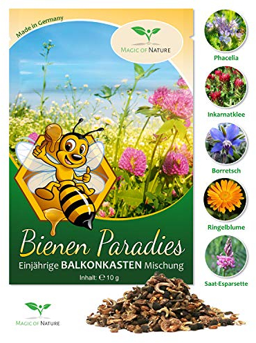Semi per fioriere o giardino - Miscela multicolor - Fiori Perenni (Annuali) Paradiso delle Api - confezione da 10 g