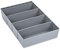 aidB NextGen Einsatzkasten Set 1/4 Unterteilung, 600 x 400 x 120 mm, ideal als Einsatz für Schubladen und NextGen Euroboxen