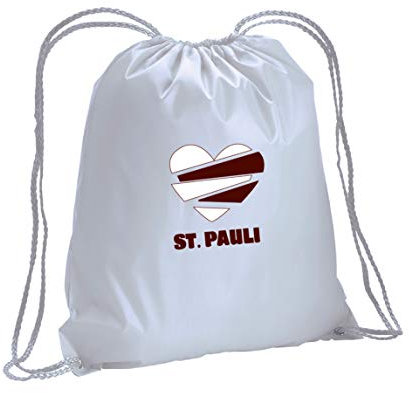 Patolitografie Ghisleri Polyesterbeutel St. Pauli Deutschland mit Herz