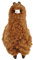 Alpaka Kuscheltier Stofftier Felltier Kuscheltier aus Echthaar100% Baby Alpaka Wolle (33CM)