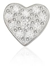 Thomas Sabo Einzel Ohrstecker Herz pavé silber 925 Sterling Silber H2145-051-14