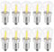E14 Short Filament Mini Dimmbare E14 LED-Glühbirne 1,5 W AC 230 V für Home Car Cabinet Hotelbeleuchtung