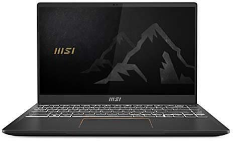 MSI Summit E14 A11SCS-021UK 4K UHD 14 Inch Business Laptop (Intel i7-1185G7, NVIDIA GeForce GTX 1650Ti 4 GB, 1 TB NVMe PCIe Gen4x4 SSD, LPDDR4 32 GB RAM, Wi-Fi 6, Windows 10 Pro) Black