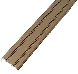 Dalsys Treppenkantenprofil selbstklebend 135cm x 25mm x 20mm aus Aluminium, Bodenprofil für Treppenwinkel Champagner