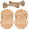 jijAcraft 100 Stück Geschenkanhänger SCHÖN DASS DU DA BIST, 6CM Kraftpapier Anhänger Etiketten mit Jute Schnur, Kraftpapier Anhänger Rund für Gastgeschenke, Hochzeitsdeko DIY