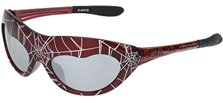Marvel Jungen Spider-Man Kids Wrap Sonnenbrille, Red Crystal, 53, Roter Kristall, 53