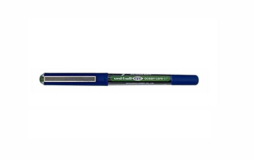 uni-ball Eye Ocean Care Rollerball Pens, 0.7 mm, Green (12-Pack) | Fine Tip, Smooth Writing Flow, Fade & Water Resistant Ink, Comfortable Grip