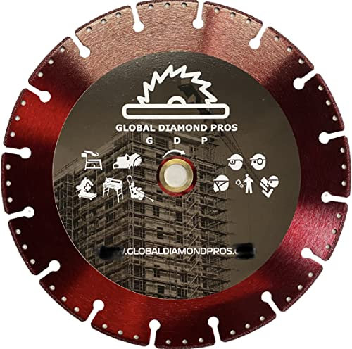 9” Battery Fire Rescue Diamond Blade Safety All Cut Demolition Diamond Saw Blade Cordless Battery Cut Off Saw Fire Safety Blade