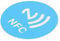 NFC-Aufkleber, CUID-Chip Anti-Interferenz Leichter NFC-Kleber für NFC-fähige Geräte (Blau)