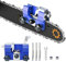 Chainsaw Chain Saw Sharpener, Timberline Chainsaw Blade Sharpener, Chain Saw Shaperener Tool Made of Carbide Bits Portable Crank Chainsaw Sharpening Jig Suitable for All Kinds of Electric Saws/165