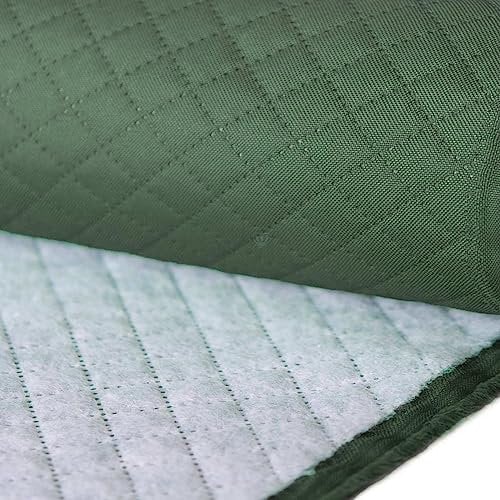 Steppstoff Raute ab 1m x 158cm PU-beschichtet 23 Farben Meterware Steppfutter Oxford 600D Futterstoff, Farbe:oliv