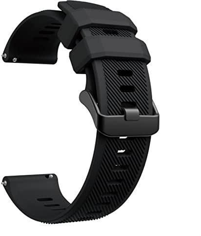 EZZON Sport-Silikon-Uhrenarmband für Garmin VENU 2, Forerunner745, Vivoactive 4, Fenix Chronos, Ersatz-Armband 22 mm, Fenix Chronos, Achat