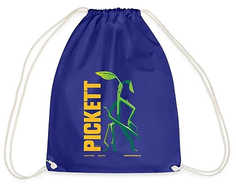 Spreadshirt Phantastische Tierwesen 3 Pickett Turnbeutel, One size, Königsblau