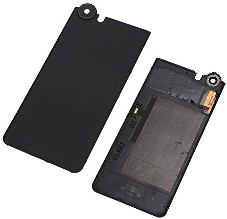 Batteriefach für BlackBerry KEYone für Handy-Rückseite 无节点 Handyzubehör Schwarz (Schwarz)
