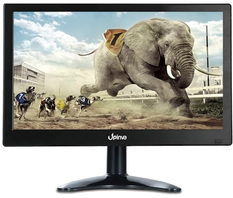 13,3 Zoll CCTV-Monitor IPS-Display Videosicherheit Full HD 1920x1080 Überwachungsmonitor Bildschirm Sicherheitskamera AV/HDMI/BNC/VGA/USB/PC Multifunktionseingang Umschaltung