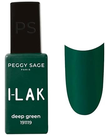 Peggy Sage - Nagellack, semi-permanent, I-Lak, Deep Green, 11 ml
