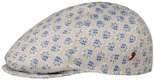 Alfonso D’Este Veolano Flatcap Schirmmütze Schiebermütze Herren - Made in Italy mit Schirm, Futter Sommer Frühling-Sommer