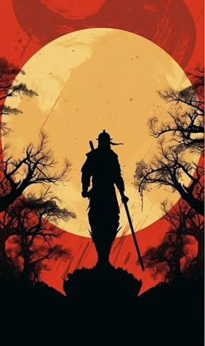 Schwagebo Japanese Samurai Art Poster Puzzle 1000 Teile Holzpuzzle Für Erwachsene Kinder Dekompressionsspiele Hf202Ta