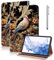 GLANDOTU Hülle für iPad mini (A17 Pro 2024 Modell, 7. Generation) / iPad mini 6 (2021 Modell, 6. Generation), Flip PU Leder mit Stifthalter und Stand Case für iPad mini 7 - Vintage Blume Vogel