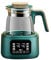 - Tea Kettles Flask 1.3L Glass Kettle, 72H Glass Kettle with Heat Preservation Function, 360° Chassis Heating Fast Water Heater, Led Temperature Prompt and Touch Screen Control/Green