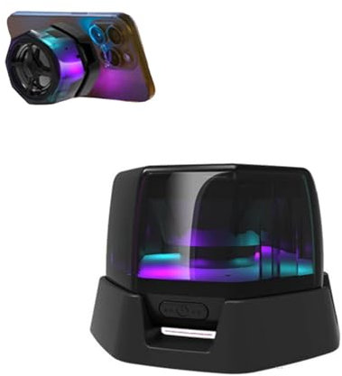 Mini Altoparlante Bluetooth Magnetico Esterno RGB Luce Indossabile Lettore MP3 Con Musica K0T2 Microfono Bluetooth Subwoofer Fili