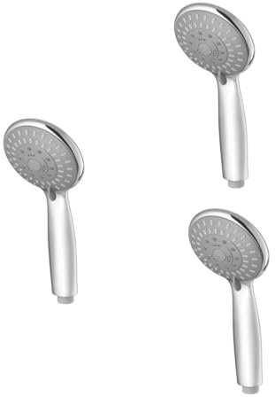 OSALADI 3st Dusche Handbrause Bad Gehaltenen Im Freien Regenduschkopf Zauberstab Wasser Bausatz Duschkopf Mit Handbrause Bidet Sprühen Filter Hochdruck-duschköpfe Schlauch Kieselgel Silver
