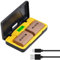 DuraPro 2X 2600mAh NP-FZ100 NP FZ100 Battery Akku+ LCD Dual USB Storage Charger with Type C Port for Sony Alpha 9, A9R, A9S, Alpha 7RM4, Alpha 7RM3, Alpha 7M3, Alpha 6600, FX3, FX30, ZV-E1 Camera
