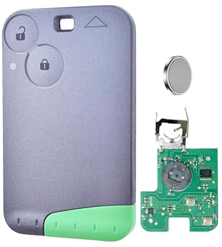 ANGOFIZ Clé Carte Complète Electronique à Programmer Compatible avec Renault Laguna 2 Espace 4 Vel Satis Télécommande testée