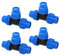 CAINCAY 4 Stück T-Stück PE Rohr Fitting, PP Fitting 25 mm PP Fitting Verschraubung, PE Rohr Klemmverbinder Verschraubung Rohre Zubehör für Verlegerohr Anschlussstücke