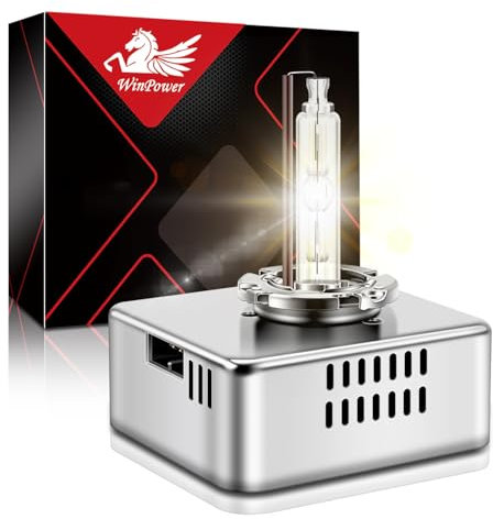 WinPower D5S Xenon Brenner 35W 4300K HID Auto Scheinwerferlampe Warmweiß Vollmetallsockel Entladungslampe 12 V Ersatz Kit, 1 Stücke