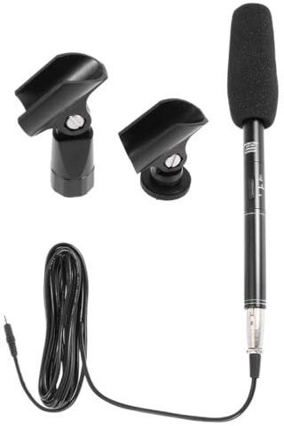 UPKOCH 1satz Tragbares Interviewmikrofon Für Kamera Outdoor Mikrofon Für Live- Und Aufnahme Kompatibel Mit Smartphones Und DSLR-kameras Für Interviews Und Fotografie