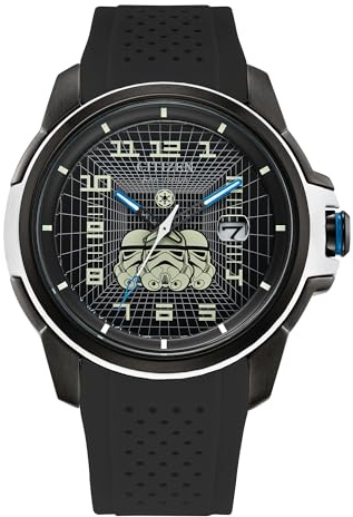 Citizen Herren Analog Quarz Uhr mit Polyurethan Armband AW1659-00W