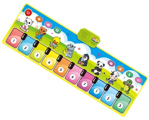 Klaviermatte für den Boden, Musikmatte für Kinder, Spielzeug für frühe Entwicklung, elektronische Spieldecke mit mehreren Instrumentenmodi für Kinder im Kindergarten