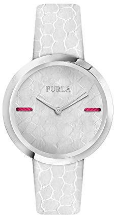 FURLA Damen Analog Quarz Uhr mit Leder Armband R4251110504