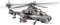 Modell WZ-10. Modell eines Kampfhubschrauber zum Bauen mit Bausteinen. Luftfahrtmodell 1:38.