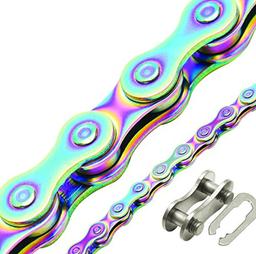 KMC Z1eHX breite Singlespeed-Kette, 1/2 x 1/8 Zoll, Neo-Chrom