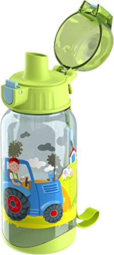 HABA - Gourde pour Enfant - Bouteille Solide 400 ML - Légère - Ouverture Facile et sécurisée - 304486