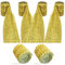Allazone 6 Reihen 1M Golden Strassband Pyramide Acrylic Rhinestone, Acrylrhinestone Diamant Band für Hochzeitstorten Geburtstag Torte Gastgeschenkbox, Kunsthandwerk Projekt