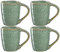 LEONARDO HOME 018597 MATERA Espressotasse 90 ml grün 4er-Set, Keramik