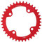 Elprico Moutain Fahrradketten Set, 32/34/36/38T BCD 104 Mountainbike Stahl Einzelkurbel Kettenblatt Reparaturteile(38T-rot)