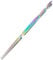 Ainkou Stainless Steel Nail Pincher Multi-Function Nail Pinching Tool Nail Art Clips C-Curve Pincher Cuticle Cutter Pusher False Nail Shaping Tweezers Manicure Gel Nail Acrylic Remover - Rainbow