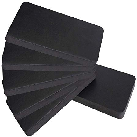 PPGE Home Matte für Laufbänder, Ellipsentrainer, Heimtrainer, Fitnessgeräte Unterlegmatte, Schallschutzmatte, Bodenschutzmatte, rutschfeste Matte, Schwarz