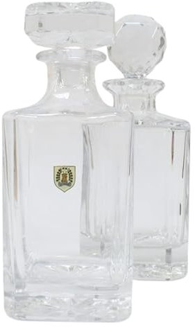 Gordon Highlanders Cut Crystal Glass Decanter & Golf Ball Style Stopper ME10