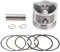 WOOSTAR 56,5mm Kit de Segments de Piston Remplacement pour CG125 CB125 XL125 CT125 SL125 TL125 CL125 Chinois ATV Quad Dirt Pit Bike Go Kart Moteur Vertical