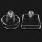 cobee Lot de 2 gamelles pour aquarium - En acrylique transparent - Avec ventouse - Pour reptiles, crevettes, poissons tropicaux